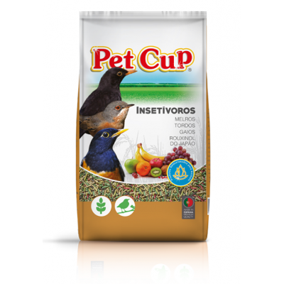PETCUP GRANULADO P/AVES INSECT. - 4 KG