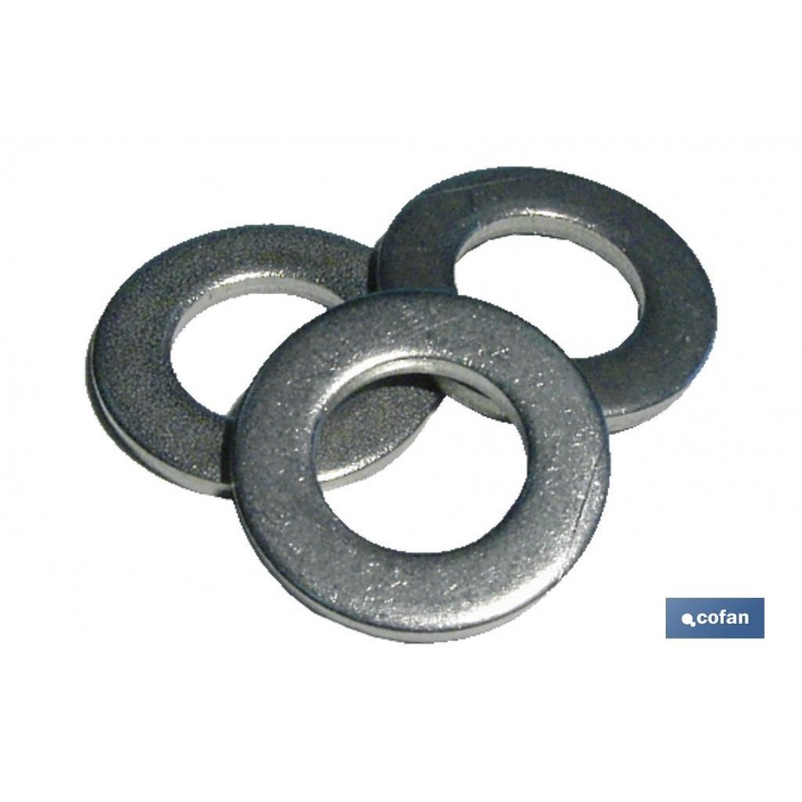 ANILHAS LISAS INOX A2 DIN-125 M-4-CX 500 UNIDADES ANILHAS LISAS INOX A2 DIN-125 M-4-CX 500 UNIDADES
