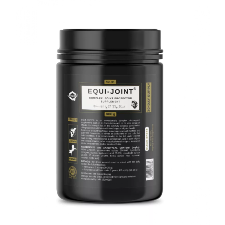 EQUI-JOINT –SUPLEMENTO DE SUPORTE ARTICULAR PARA CAVALOS, 800GR EQUI-JOINT –SUPLEMENTO DE SUPORTE ARTICULAR PARA CAVALOS, 800GR