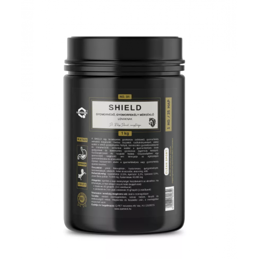 SHIELD – PROTEÇÃO GÁSTRICA E SUPORTE DIGESTIVO PARA CAVALOS 1KG SHIELD – PROTEÇÃO GÁSTRICA E SUPORTE DIGESTIVO PARA CAVALOS 1KG