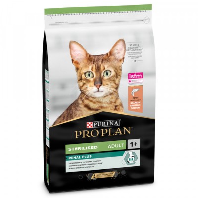 PRO PLAN GATO ADULTO ESTERILIZADO RENAL PLUS -SALMAO 10KG