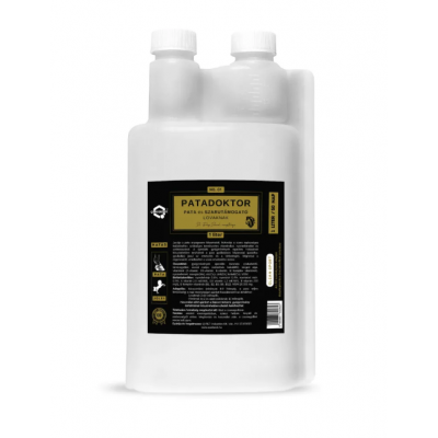 PATADOKTOR - SUPLEMENTO HERBAL-BASED HOOF& HORN SUPPORT PRA CAVALOS 1LT