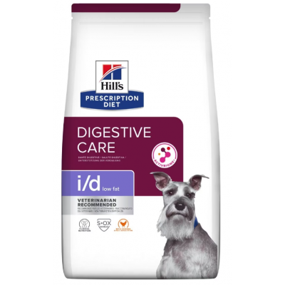 HILL'S PRESCRIPTION DIET CÃO I/D LOW FAT 4KG