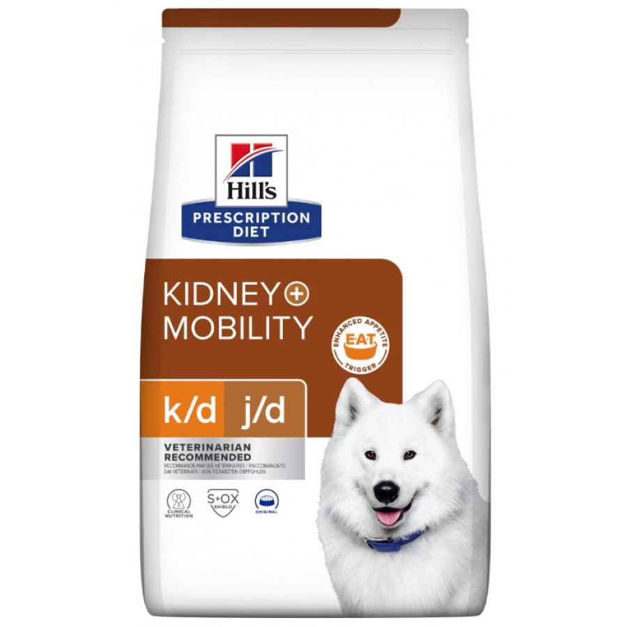 HILL'S PRESCRIPTION DIET CÃO K/D+MOBILITY 5KG HILL'S PRESCRIPTION DIET CÃO K/D+MOBILITY 5KG