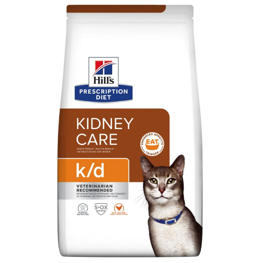 HILL'S PRESCRIPTION DIET GATO K/D 1,5KG HILL'S PRESCRIPTION DIET GATO K/D 1,5KG