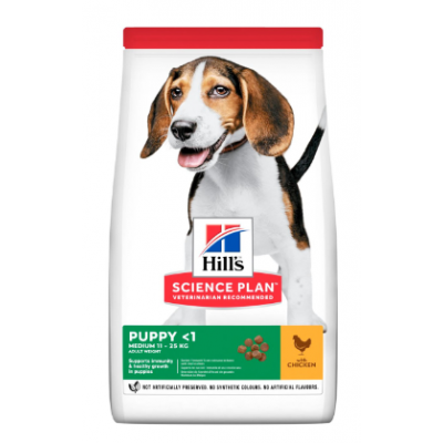 HILL'S SCIENCE PLAN PUPPY CÃO MEDIUM CHICKEN 14 kg