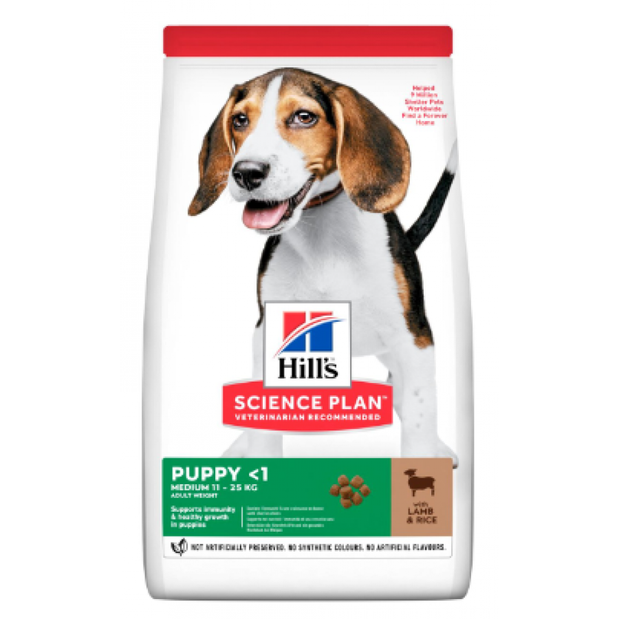 HILL'S SCIENCE PLAN PUPPY CÃO MEDIUM LAMB&RICE 2,5kg HILL'S SCIENCE PLAN PUPPY CÃO MEDIUM LAMB&RICE 2,5kg