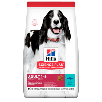 HILL'S SCIENCE PLAN CÃO ADULT TUNA&RICE 12kg