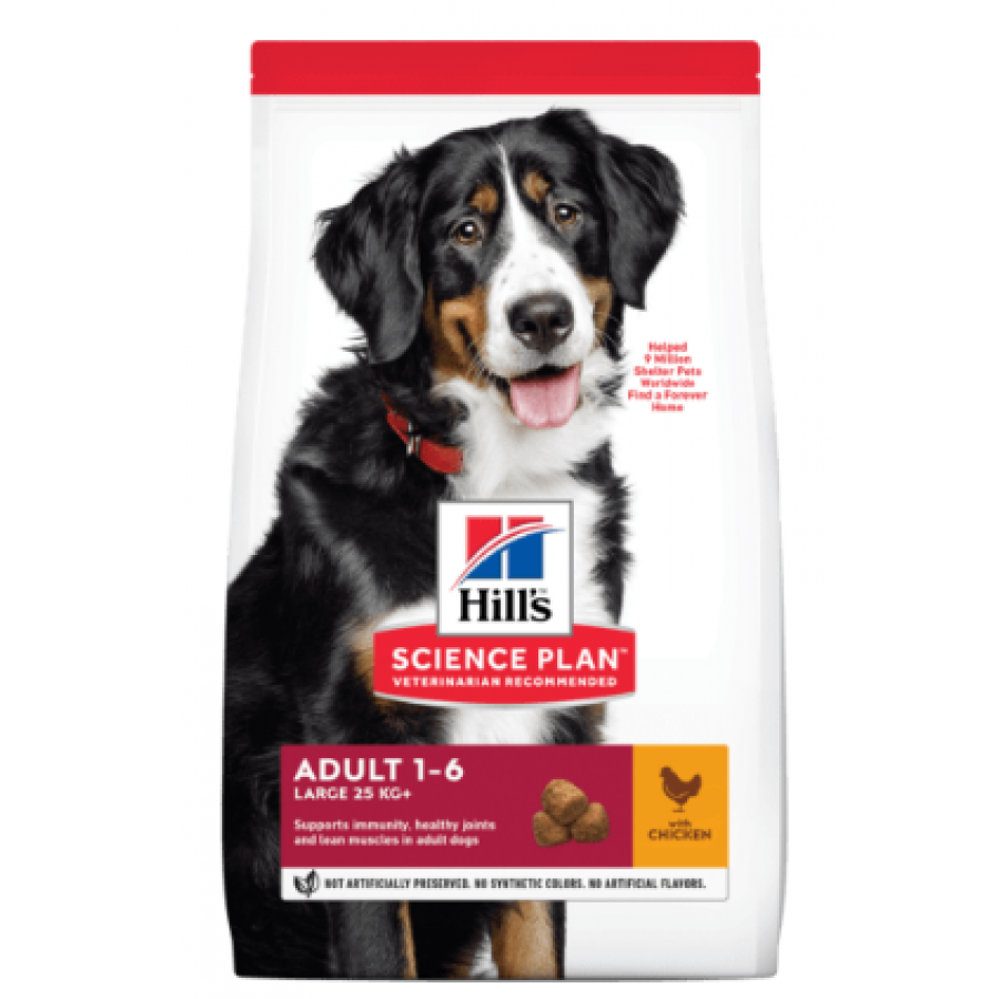 HILL'S SCIENCE PLAN CÃO ADULT LARGE BREED CHICKEN 18kg HILL'S SCIENCE PLAN CÃO ADULT LARGE BREED CHICKEN 18kg
