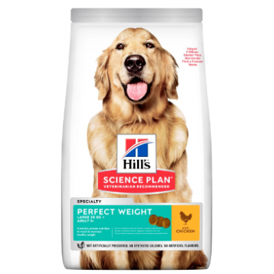 HILL'S SCIENCE PLAN ADULT CÃO PERFECT WEIGHT  LARGE BREED CHICKEN 12kg