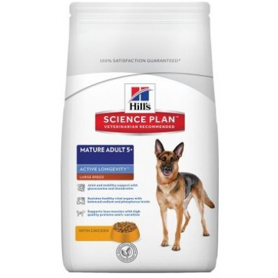 HILL'S SCIENCE PLAN MATURE ADULT 5+ CÃO LARGE BREED CHICKEN 18kg