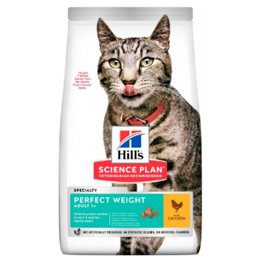 HILL'S SCIENCE PLAN GATO PERFECT WEIGHT CHICKEN 1,5KG HILL'S SCIENCE PLAN GATO PERFECT WEIGHT CHICKEN 1,5KG