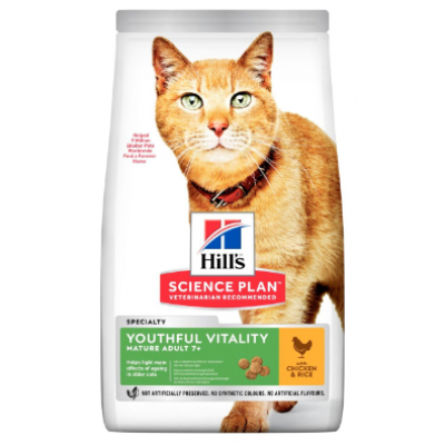 HILL'S SCIENCE PLAN GATO SENIOR  ADULT 7+ VITALITY CHICKEN 1,5KG