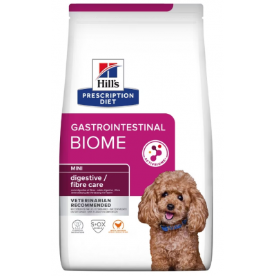 HILL'S PRESCRIPTION DIET CÃO GASTROINTESTINAL BIOME MINI 1KG