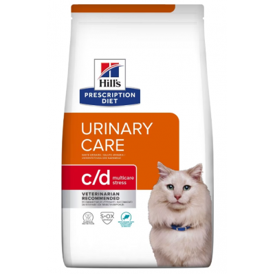 HILL'S PRESCRIPTION DIET GATO C/D URINARY STRESS PEIXE 1,5KG