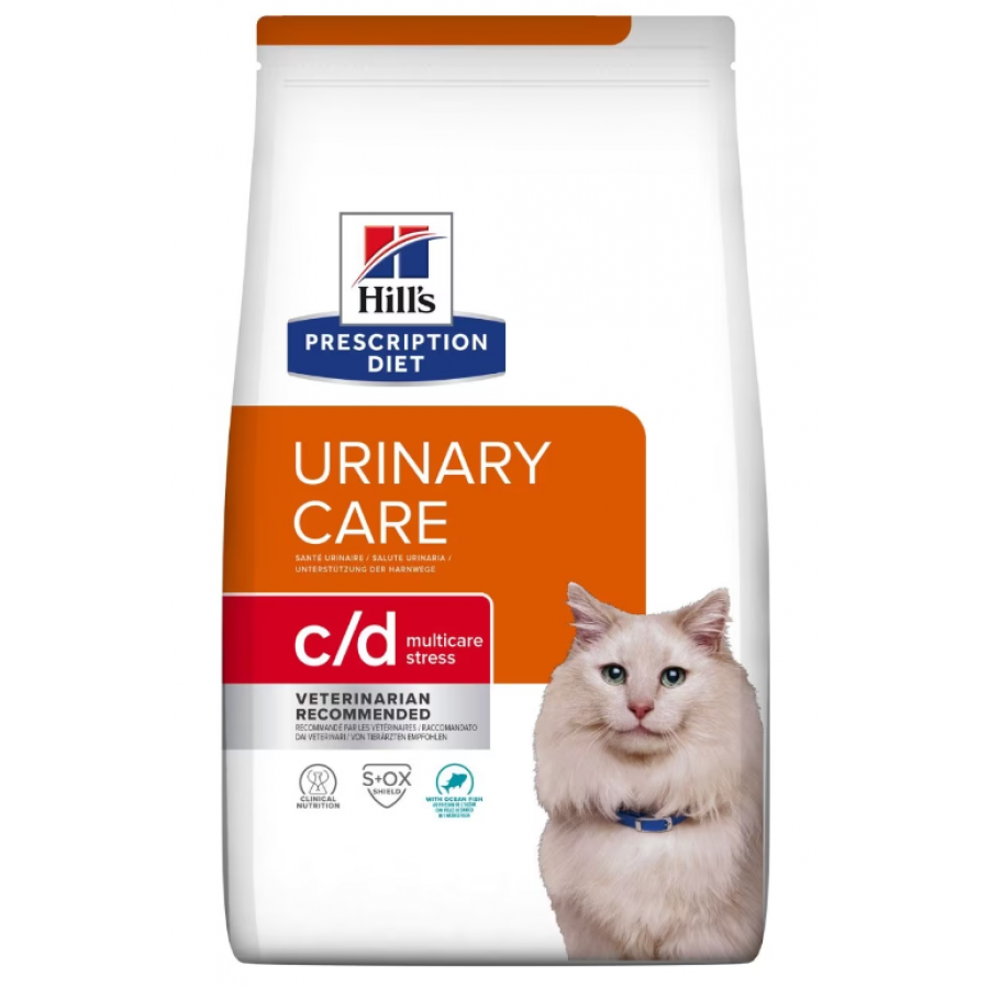 HILL'S PRESCRIPTION DIET GATO C/D URINARY STRESS PEIXE 1,5KG HILL'S PRESCRIPTION DIET GATO C/D URINARY STRESS PEIXE 1,5KG