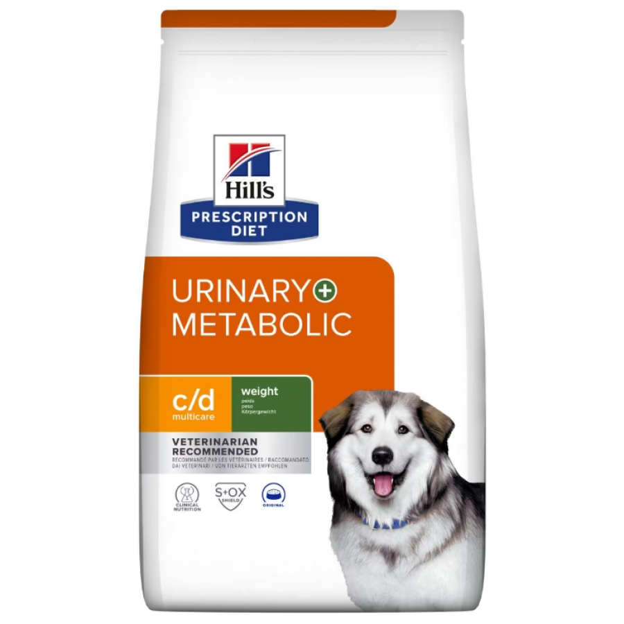 HILL'S PRESCRIPTION DIET CÃO C/D MULTICARE + METABOLIC 12 KG