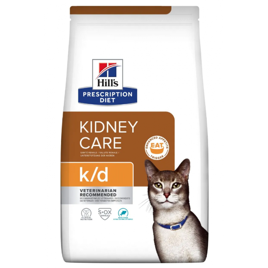 HILL'S PRESCRIPTION DIET GATO K/D ATUM 1,5KG HILL'S PRESCRIPTION DIET GATO K/D ATUM 1,5KG