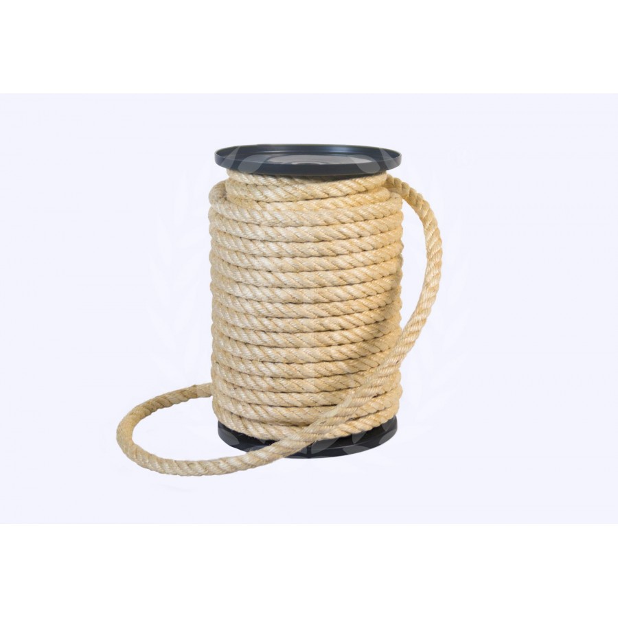 CORDA EM SISAL 10MM - ROLO +/-12 KG