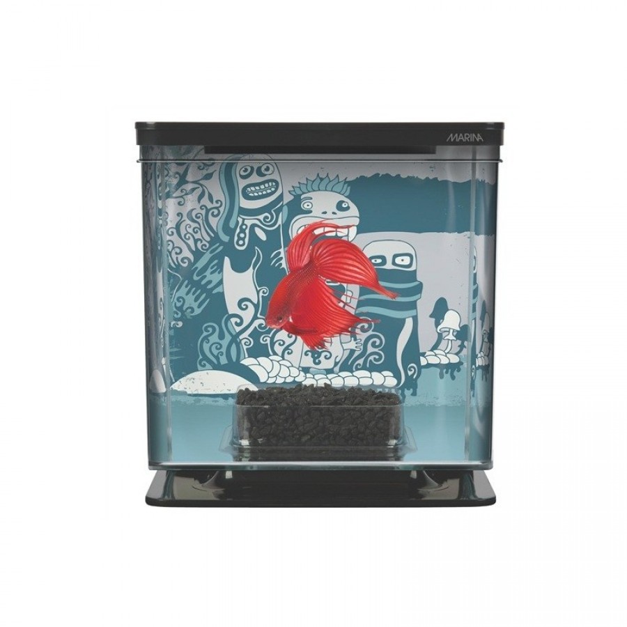 AQUARIO MARINA KITT BETTA COISA SELVAGEM 2L AQUARIO MARINA KITT BETTA COISA SELVAGEM 2L