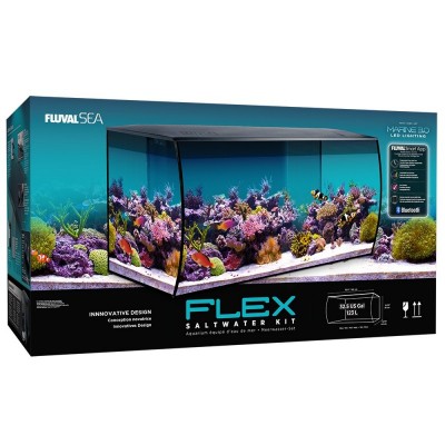 AQUARIO MARINHO FLUVAL FLEX 123L