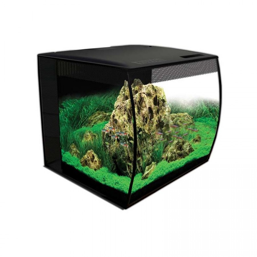 AQUARIO FLUVAL FLEX PRETO 57L + MESA PRETA AQUARIO FLUVAL FLEX PRETO 57L + MESA PRETA