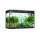 AQUARIO ROMA 125LT COM ILUMINAÇÃO LED BLUETOOTH CARVALHO + MESA EM CARVALHO