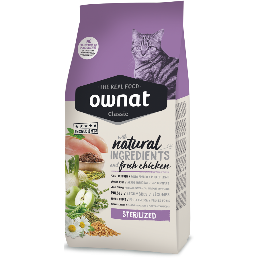 OWNAT CLASSIC GATO STERILIZED 15 KG OWNAT CLASSIC GATO STERILIZED 15 KG