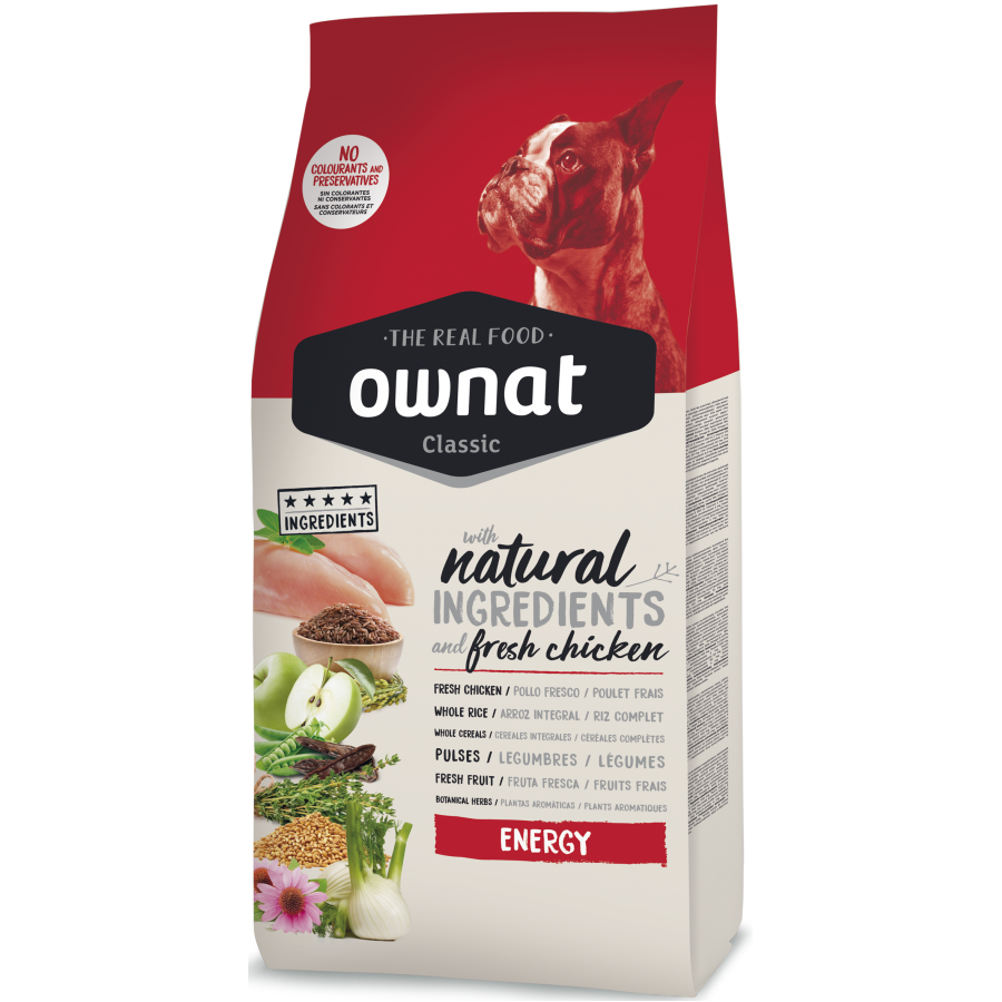 OWNAT CLASSIC CÃO ENERGY  20KG