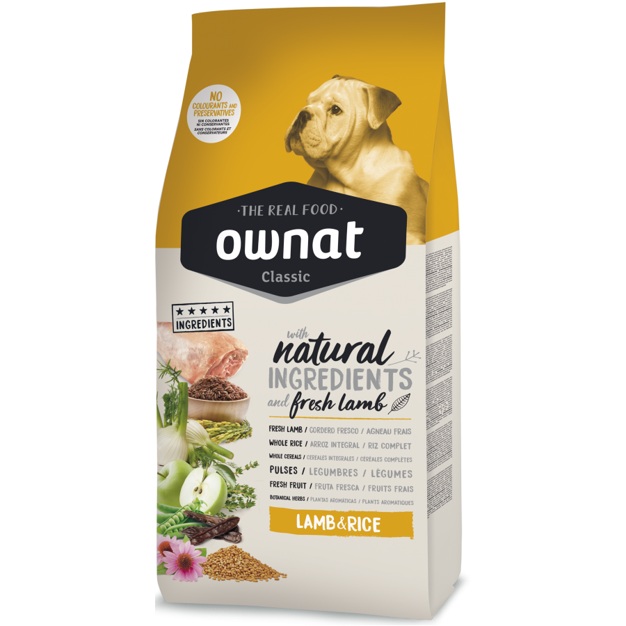 OWNAT CLASSIC CÃO LAMB RICE 20KG OWNAT CLASSIC CÃO LAMB RICE 20KG