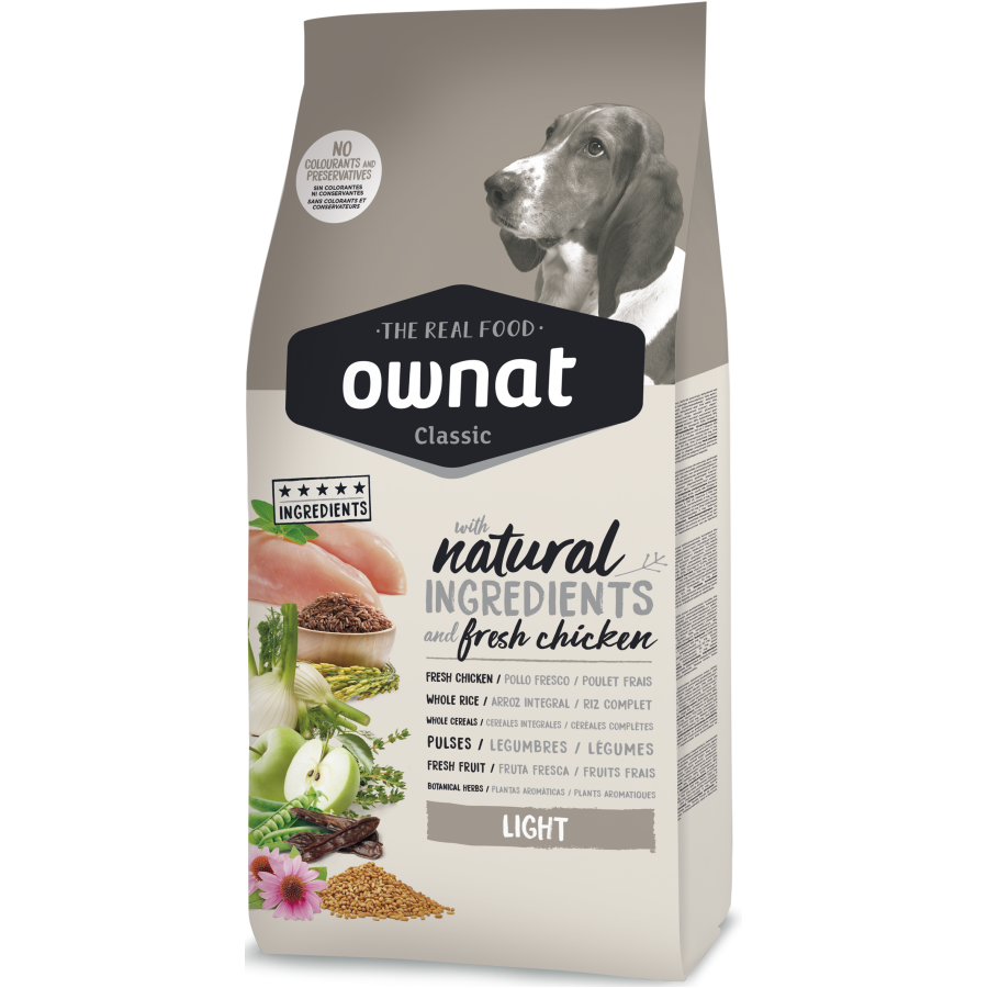 OWNAT CLASSIC CÃO LIGHT 4KG OWNAT CLASSIC CÃO LIGHT 4KG