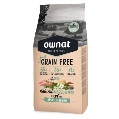 OWNAT JUST GF CÃO ADULTO CHICKEN 14KG