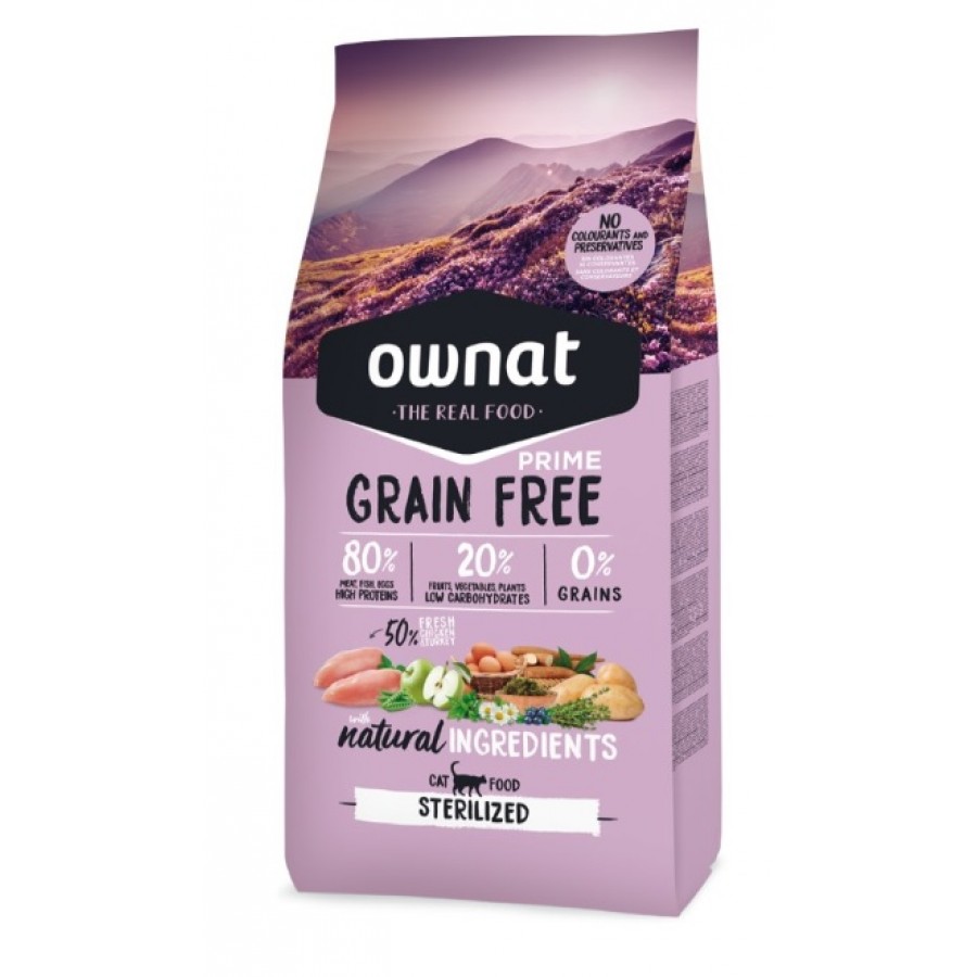 OWNAT GF PRIME GATO STERILIZED 8KG