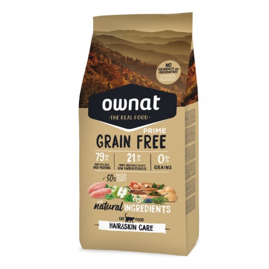 OWNAT GF PRIME GATO HAIR & SKIN  1KG