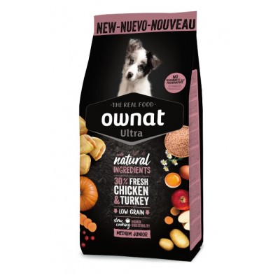 OWNAT ULTRA CÃO MEDIUM JUNIOR  1KG