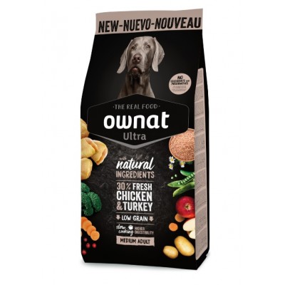 OWNAT ULTRA CÃO MEDIUM ADULTO  14KG