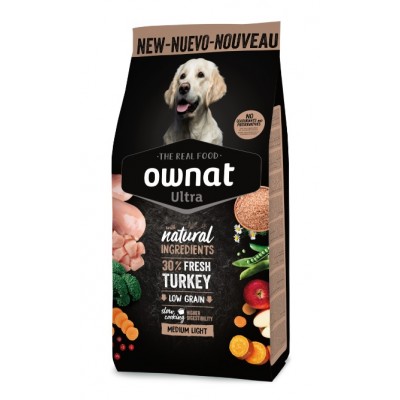 OWNAT ULTRA CÃO MEDIUM  LIGHT   14KG