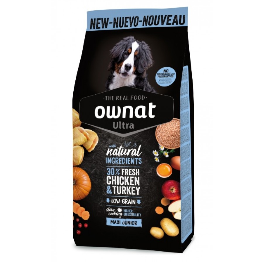OWNAT ULTRA CÃO MAXI JUNIOR 3KG OWNAT ULTRA CÃO MAXI JUNIOR 3KG