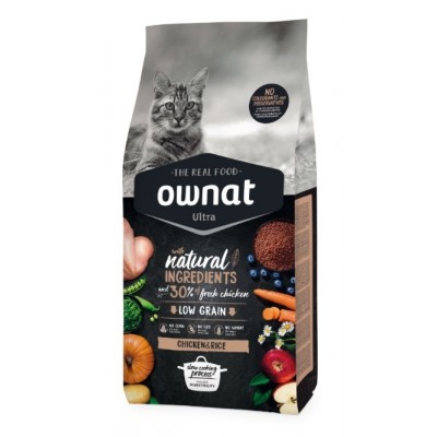 OWNAT ULTRA  GATO CHICKEN & RICE 1,5 KG