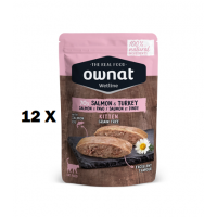 OWNAT WET GATINHO SALMON AND TURKEY 12X85 G OWNAT WET GATINHO SALMON AND TURKEY 12X85 G