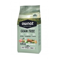 OWNAT GF PRIME  CÃO ADULTO CHICKEN & TURKEY 12KG