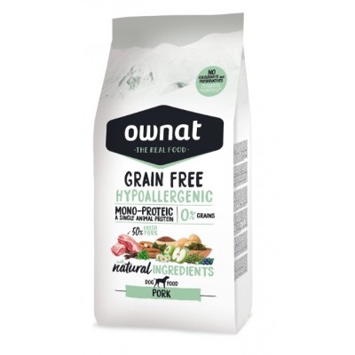 OWNAT GF HYPOALLERGENIC CÃO PORK 12KG