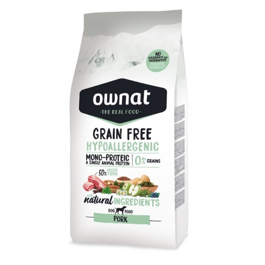 OWNAT GF HYPOALLERGENIC CÃO PORK 3KG OWNAT GF HYPOALLERGENIC CÃO PORK 3KG