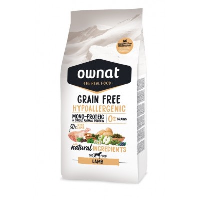 OWNAT GF HYPOALLERGENIC CÃO LAMB 12KG