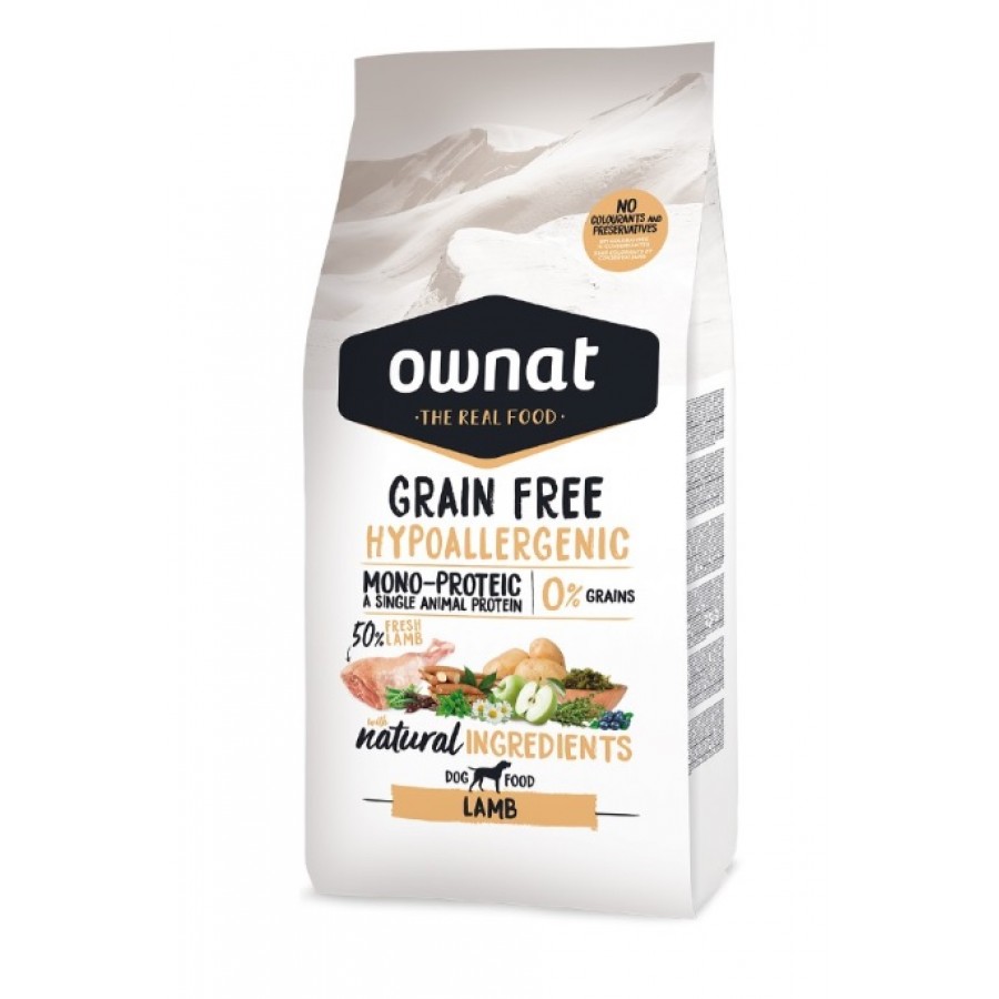 OWNAT GF HYPOALLERGENIC CÃO LAMB 12KG