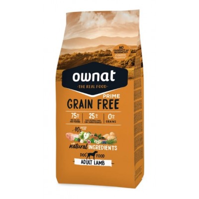 OWNAT GF PRIME CÃO ADULTO LAMB 12KG