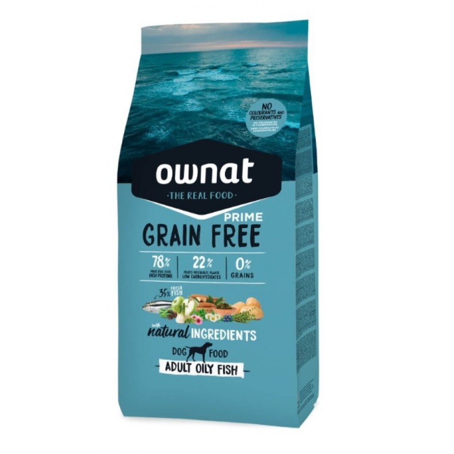 OWNAT GF PRIME CÃO ADULTO OILY FISH 12KG