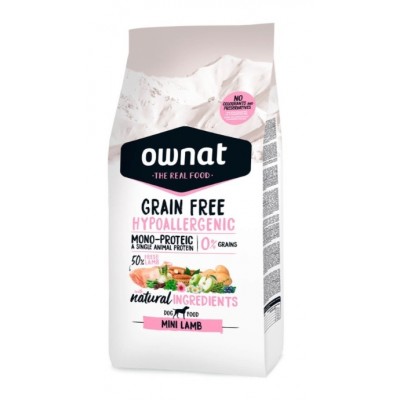 OWNAT GF HYPOALLERGENIC CÃO MINI LAMB 3KG