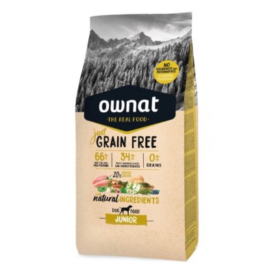 OWNAT JUST GF CÃO JUNIOR 14KG