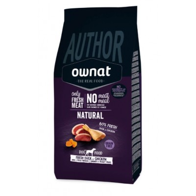 OWNAT GF AUTHOR  CÃO FRESH DUCK & CHICKEN  3KG